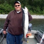 Nathan with his first Steelhead ever..., Congradulations!!