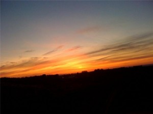 Potholes Reservoir Sunset