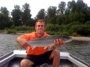 Brad's 1st Cowlitz Steelie
