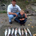 Father and Son w/ a limit of Pink's