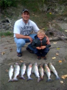 Father and Son w/ a limit of Pink's