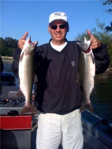 Curtis w/ a Pair of Pinks