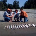 A Very Happy Howell Family w/ Limits of Salmon