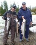 Pat and Larry with a few nice steelhead