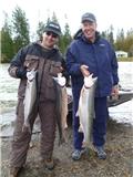 Pat and Larry with a few nice steelhead