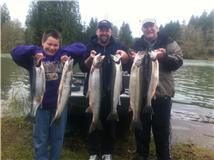 Rod, Jeff and Hayden with limits of chrome