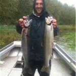 Rusher with a limit of Steelhead