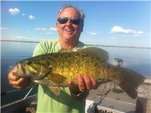 Daddy-O with a LARGE smallmouth