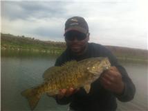 Jerome with a Smallmouth Bass